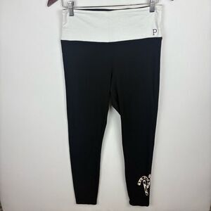 PINK Victoria's Secret Yoga Pants Leopard Design